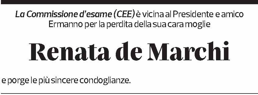 Annuncio funebre Renata De Marchi-anex