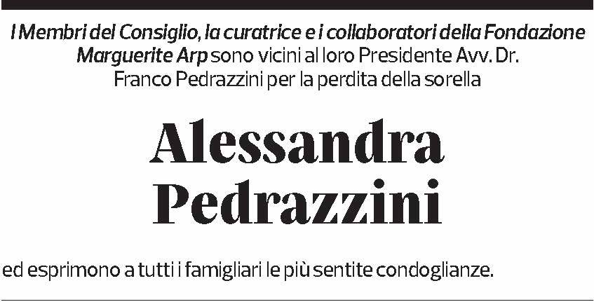 Annuncio funebre Alessandra Pedrazzini