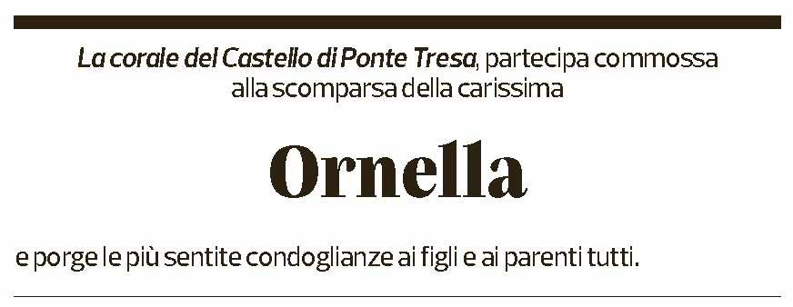 Annuncio funebre Ornella Negrini