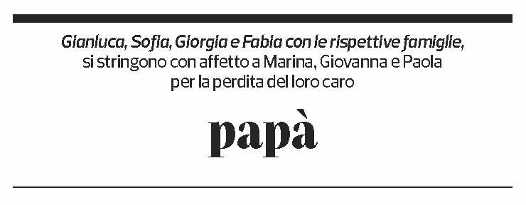 Annuncio funebre Franco Masoni