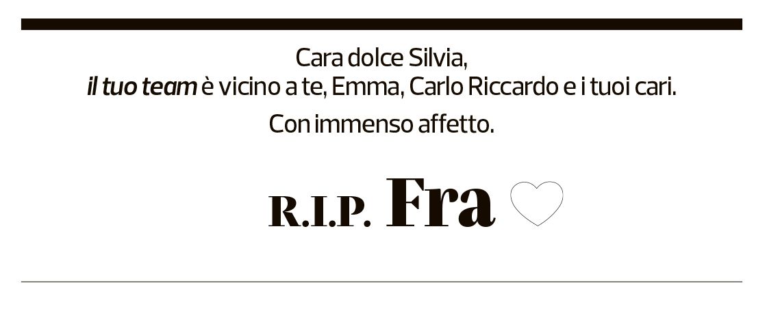 Annuncio funebre Francesco Muoio