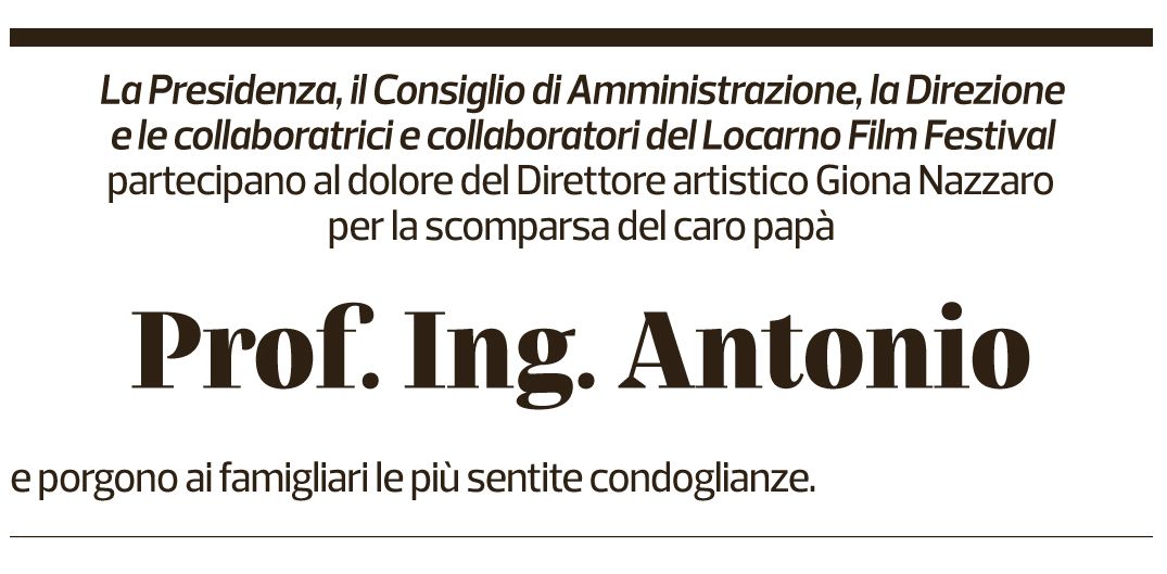 Annuncio funebre Antonio 