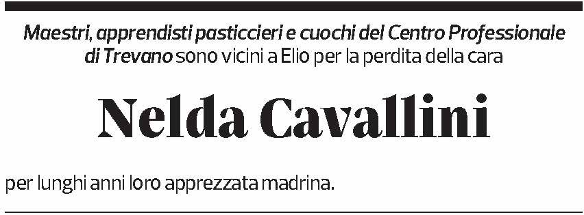 Annuncio funebre Nelda Cavallini