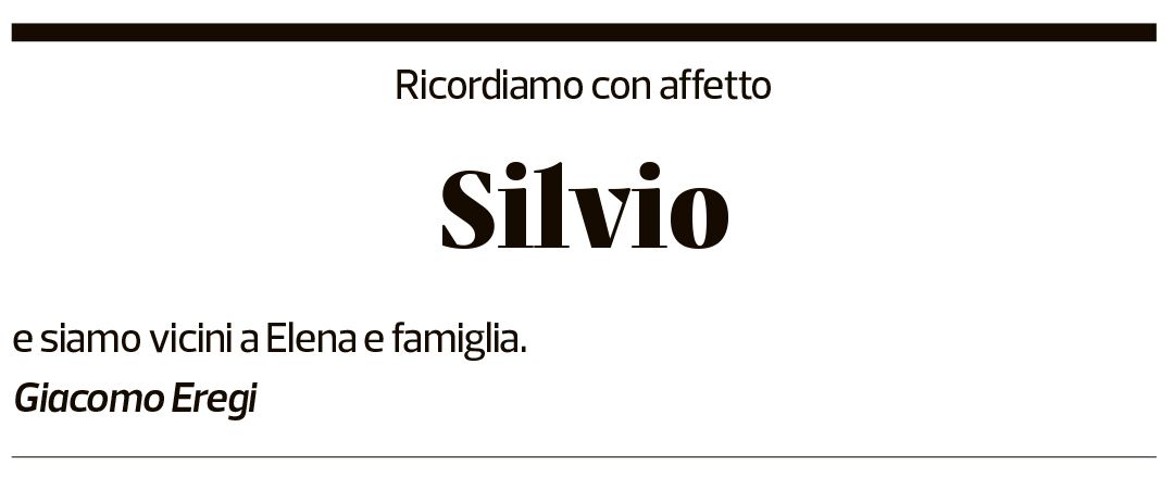 Annuncio funebre Silvio Soldati