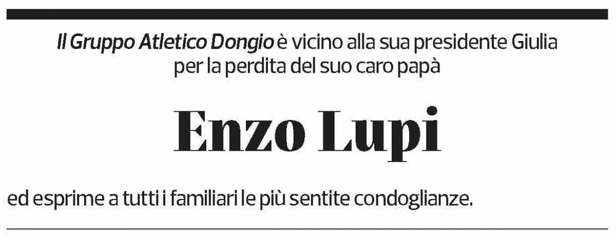 Annuncio funebre Enzo Lupi