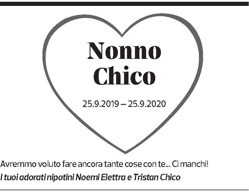 Annuncio funebre Enrico Frigerio