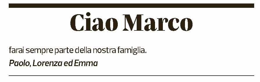 Annuncio funebre Marco Zucchi