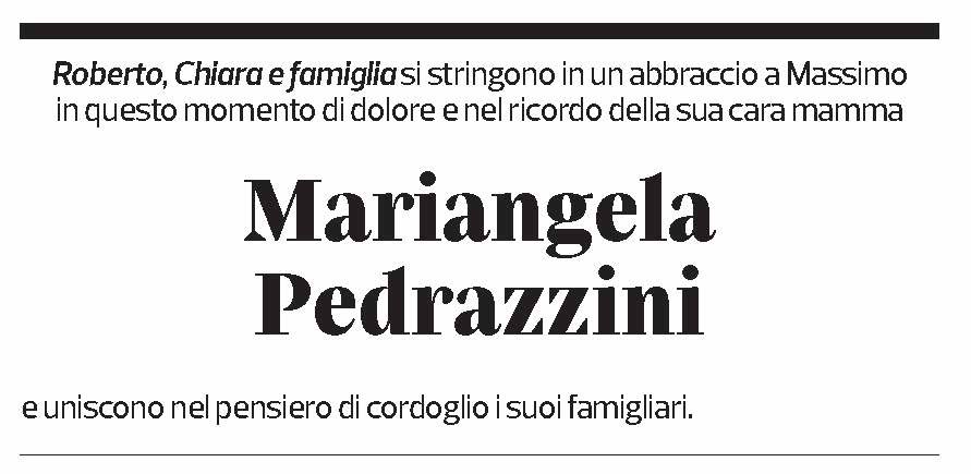 Annuncio funebre Mariangela Pedrazzini Mombelli