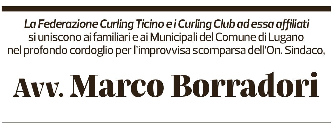 Annuncio funebre Marco Borradori