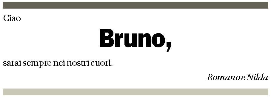 Annuncio funebre Bruno Beyeler