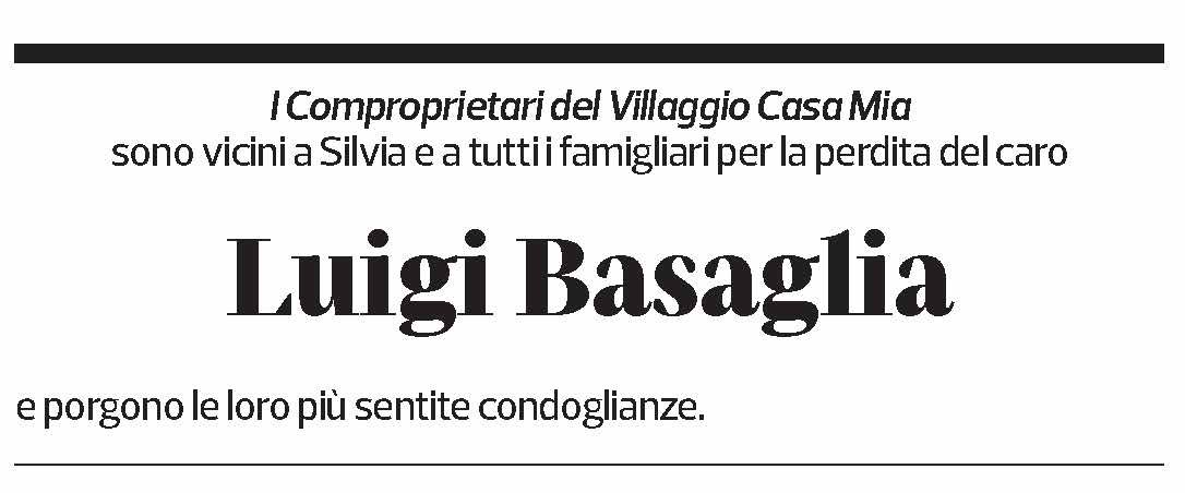 Annuncio funebre Luigi Basaglia