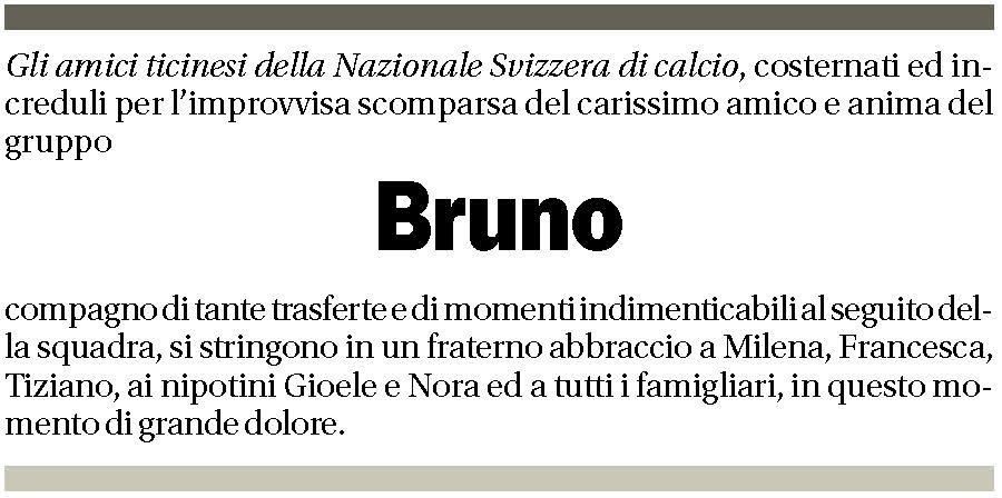 Annuncio funebre Bruno Beyeler