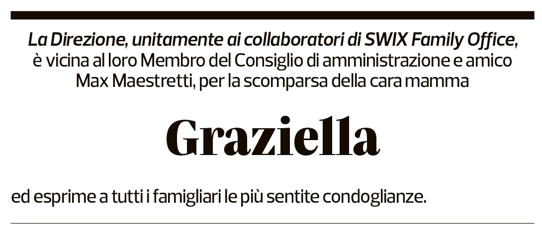Annuncio funebre Graziella Mei