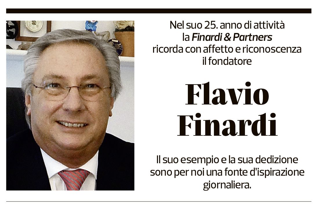 Annuncio funebre Flavio Finardi