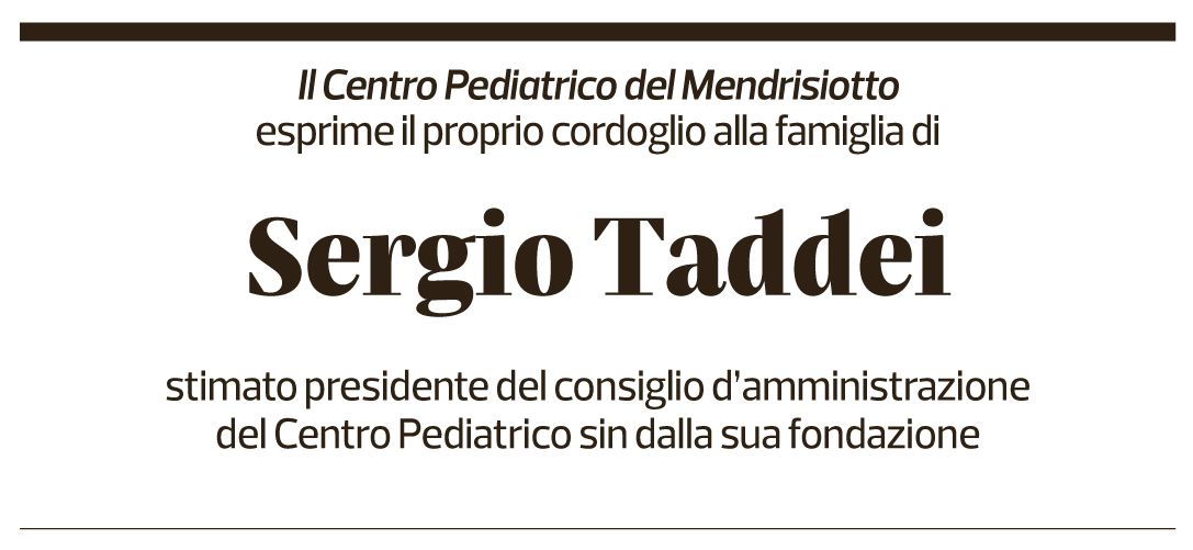 Annuncio funebre Sergio Taddei