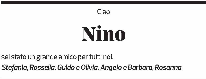 Annuncio funebre Nino Tarchini