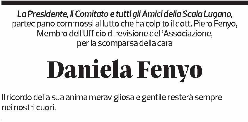 Annuncio funebre Daniela Fenyo