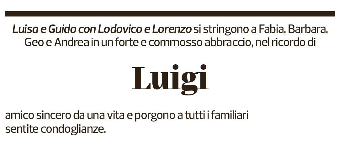 Annuncio funebre Luigi Dell'acqua