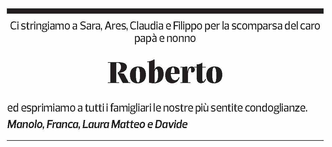 Annuncio funebre Roberto Meroni