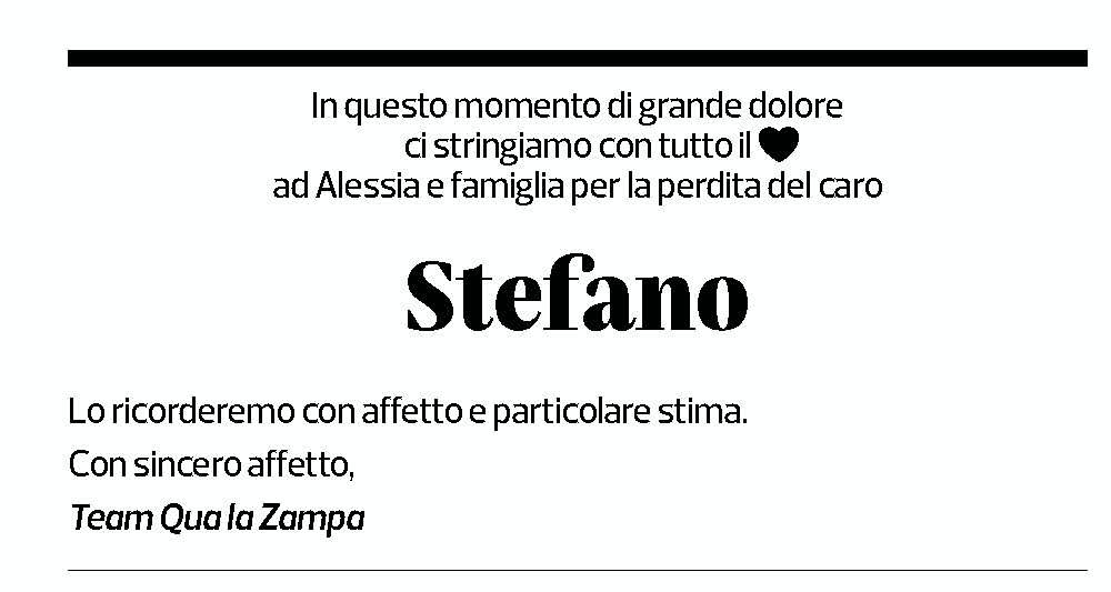 Annuncio funebre Stefano Termini