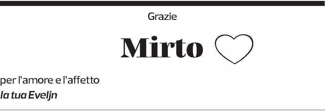 Annuncio funebre Mirto Imperiali