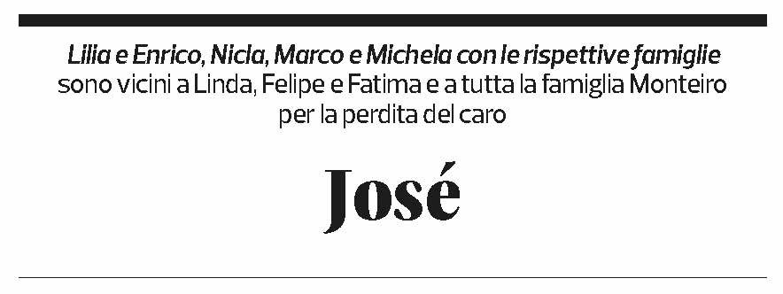 Annuncio funebre José 
