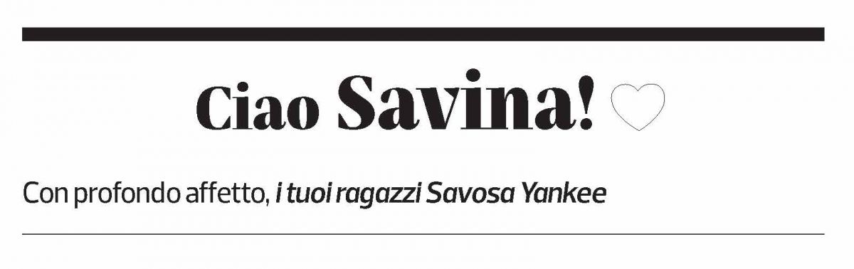 Annuncio funebre Savina Galetti