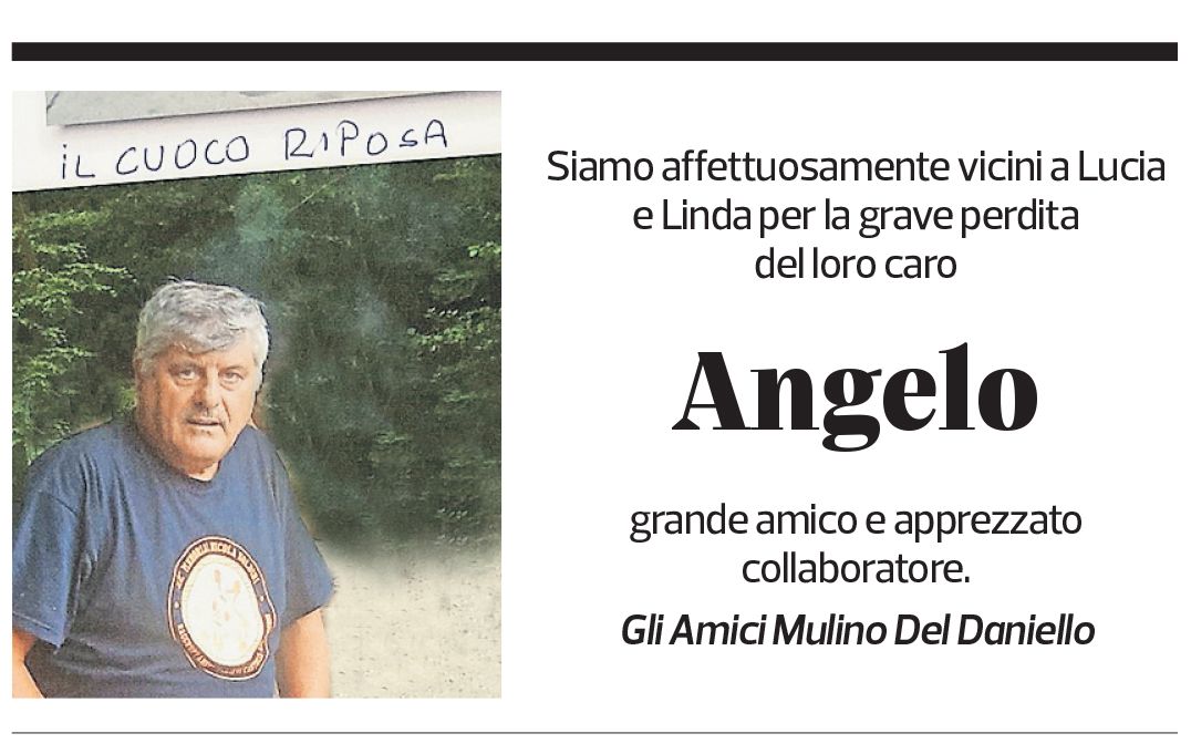 Annuncio funebre Angelo Locatelli