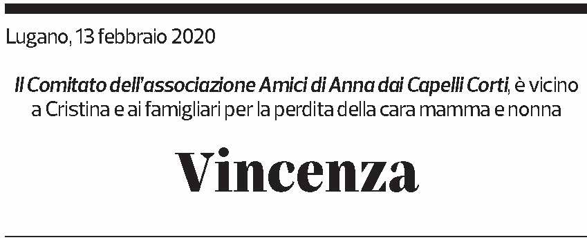 Annuncio funebre Vicenza Bertazzoli