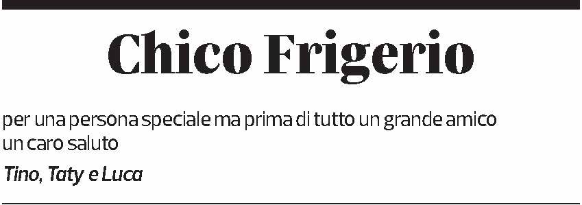 Annuncio funebre Enrico Frigerio