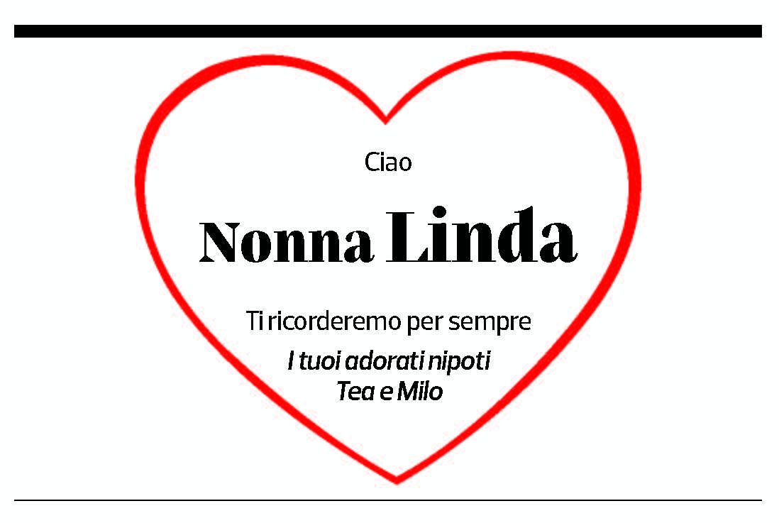 Annuncio funebre Linda Ferretti