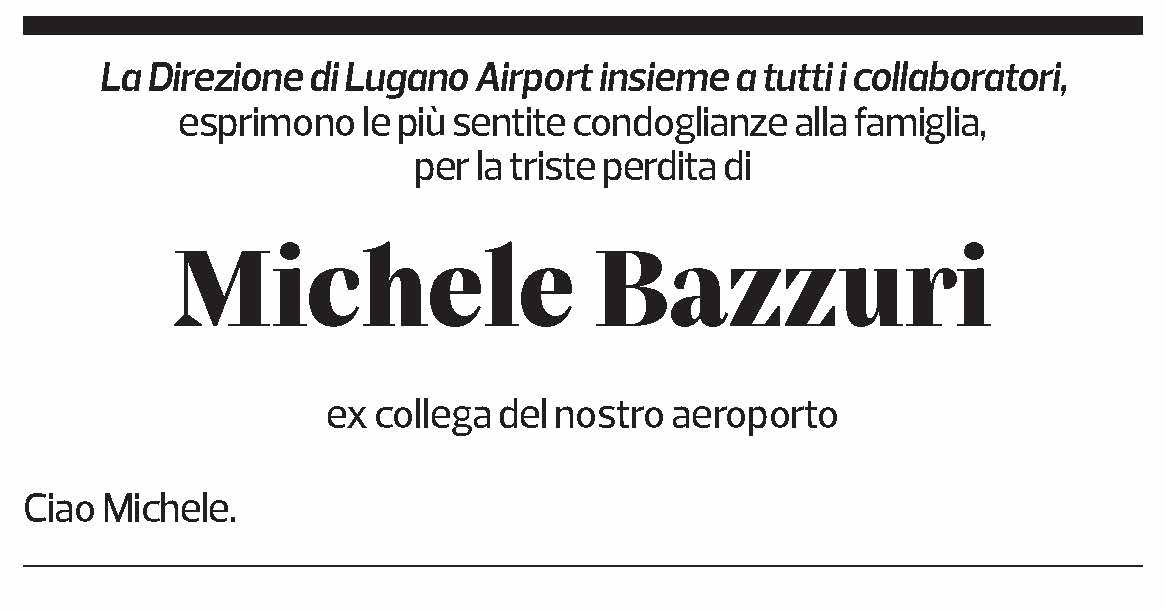 Annuncio funebre Michele Bazzuri