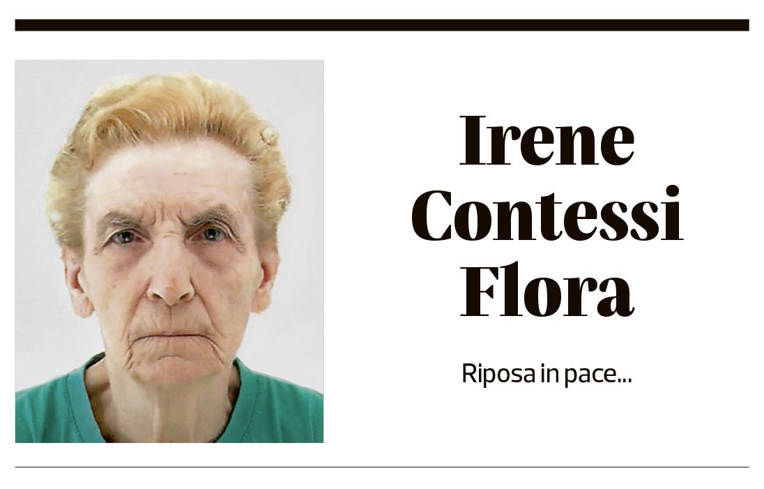 Annuncio funebre Irene Contessi Flora