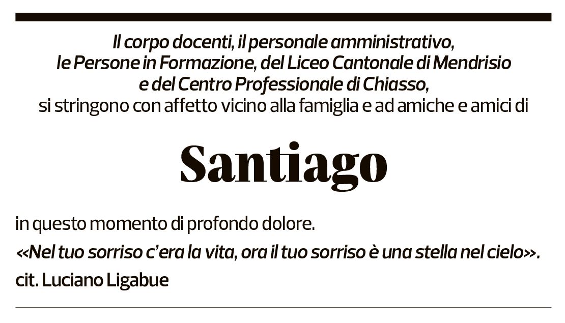 Annuncio funebre Santiago Hurtado Arbelaez