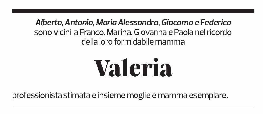 Annuncio funebre Valeria Masoni-fontana