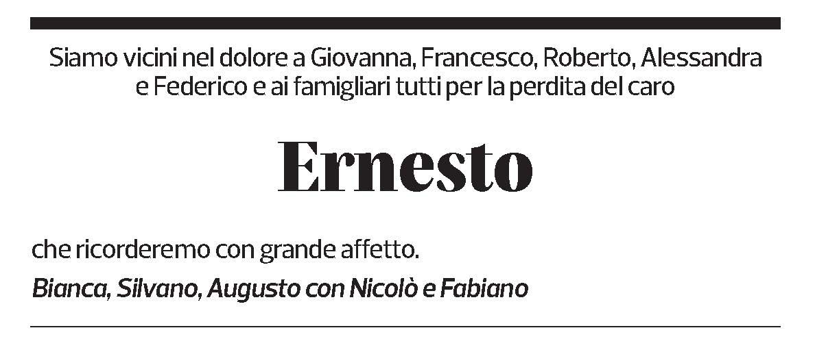 Annuncio funebre Ernesto Parli