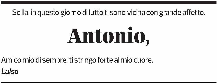 Annuncio funebre Antonio Todaro