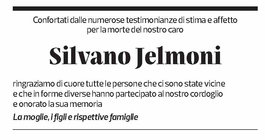 Annuncio funebre Silvano Jelmoni