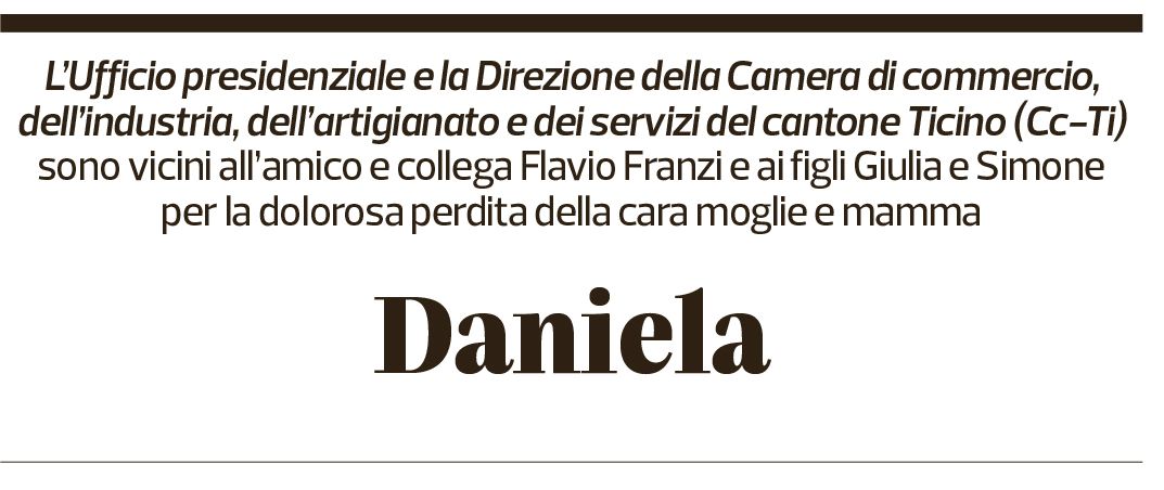 Annuncio funebre Daniela Franzi-casari