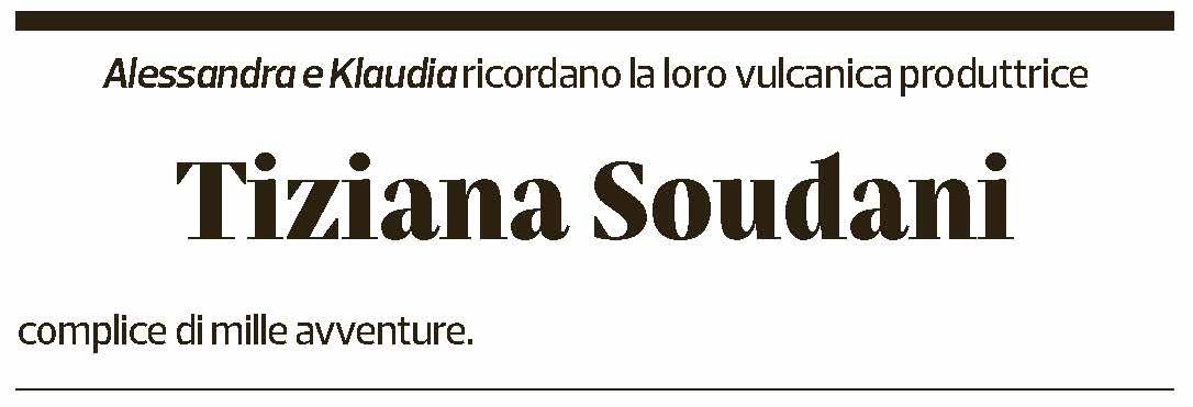 Annuncio funebre Tiziana Soudani