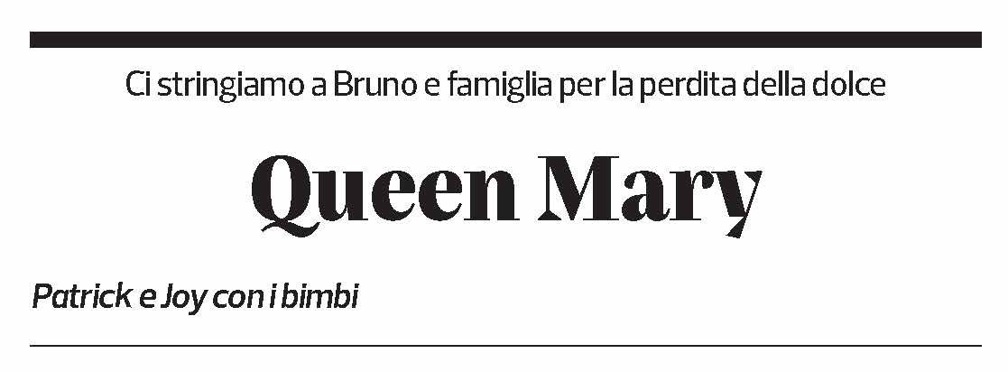 Annuncio funebre Maria Zimmermann