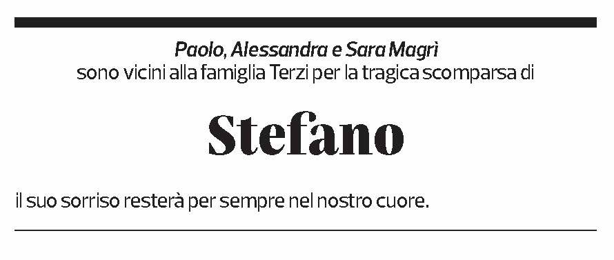 Annuncio funebre Stefano Terzi