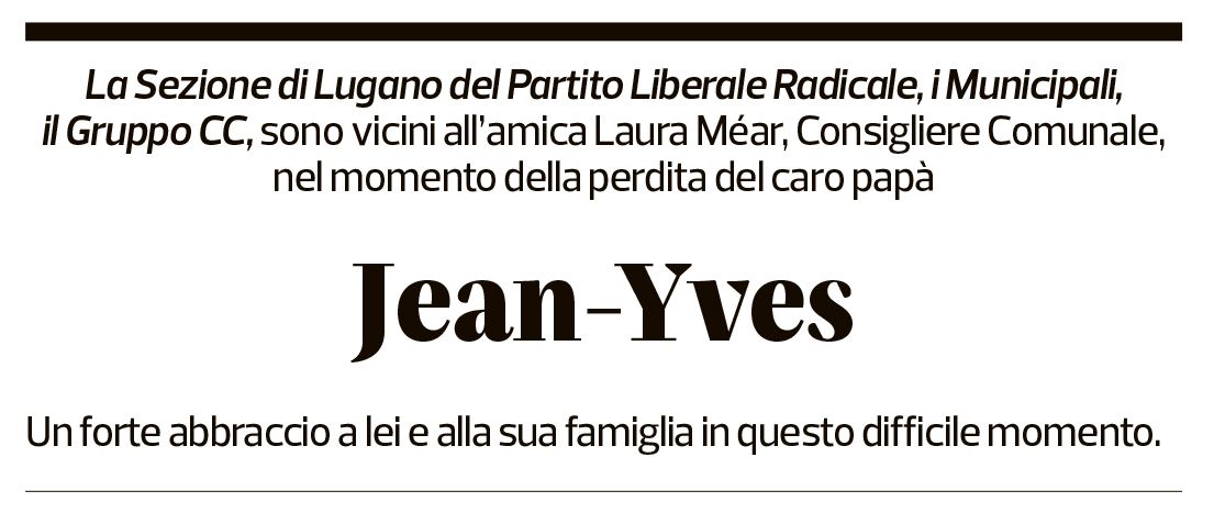 Annuncio funebre Jean-yves Méar