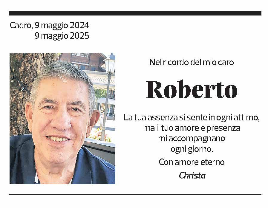 Annuncio funebre Roberto 