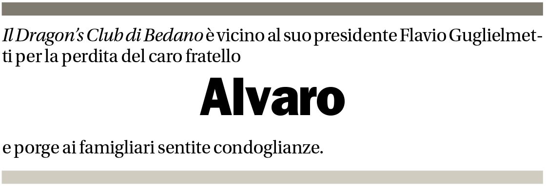 Annuncio funebre Alvaro 