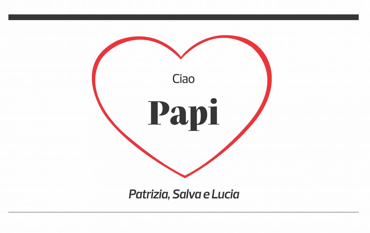 Annuncio funebre Emilio Dell'aira