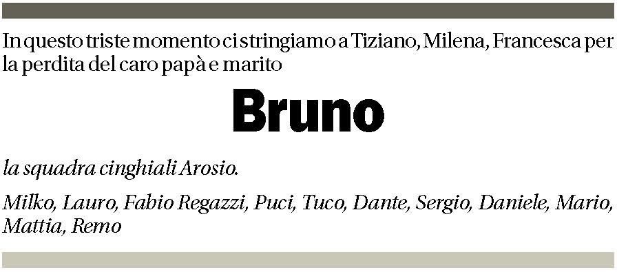 Annuncio funebre Bruno Beyeler