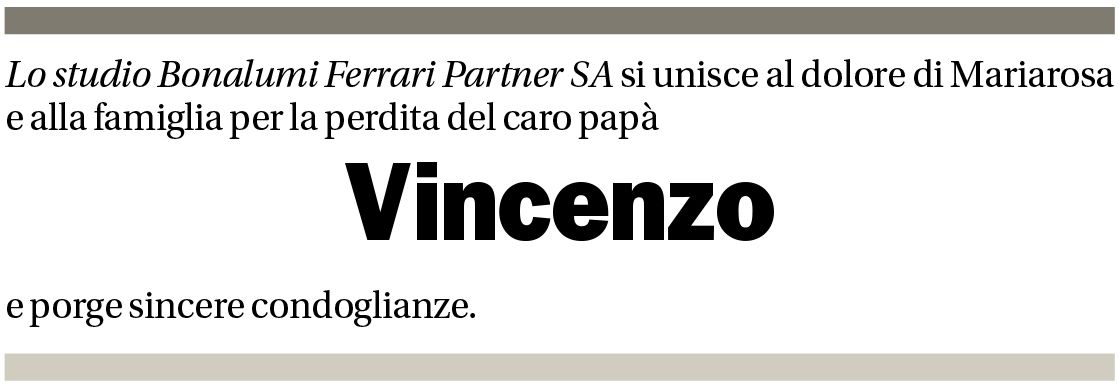 Annuncio funebre Vincenzo Di Pietro