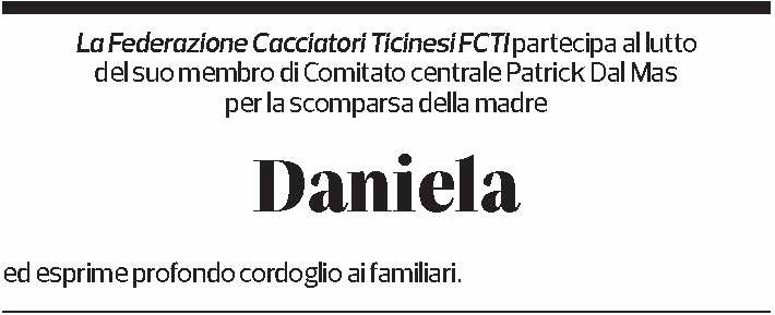 Annuncio funebre Daniela 