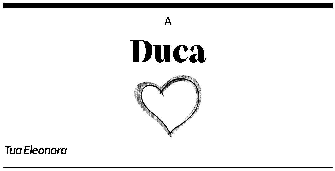 Annuncio funebre Duca -